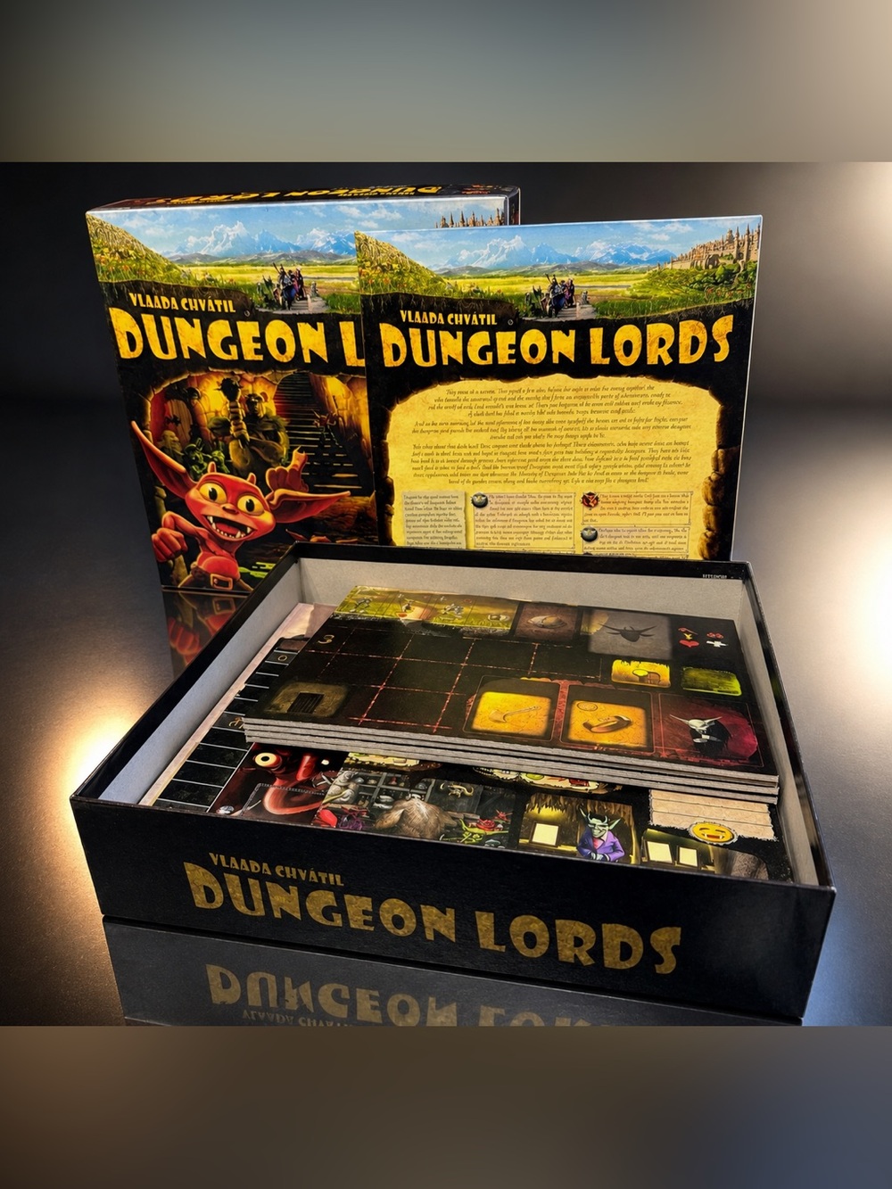 Dungeon Lords Board Game 2009 Z-Man CGE Complete Vlaada Chvátil Strategy Game